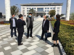 湖州市民政局副局长沈建军来Ezpay钱包调研生态葬